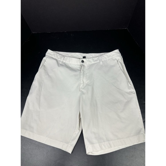 lululemon athletica Other - Lululemon Commission Shorts Mens 34 Cream 9" Inseam Stretch Chino Golf